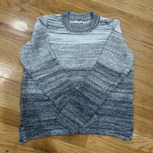 Barbour Navy and White Knit Sweater
